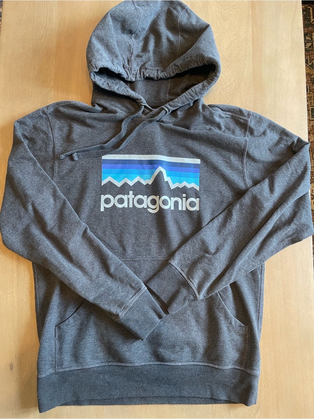Patagonia Men's Line Logo Midweight Pullover Hooded Sweatshirt